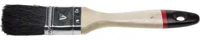 Кисть плоская STAYER ″UNIVERSAL-EURO″, чёрная натуральная щетина, деревянная ручка, 63мм наличный и безналичный расчет