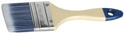 Кисть плоская STAYER ″AQUA-STANDARD″, искусственная щетина, деревянная ручка, 63мм наличный и безналичный расчет