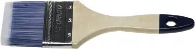 Кисть плоская STAYER ″AQUA-STANDARD″, искусственная щетина, деревянная ручка, 75мм наличный и безналичный расчет