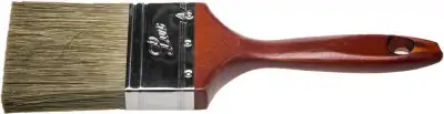 Кисть плоская STAYER ″LASUR - LUX″, деревянная ручка, смешанная щетина, 63мм наличный и безналичный расчет