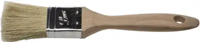 Кисть плоская STAYER ″UNIVERSAL-LUX″, светлая натуральная щетина, деревянная ручка, 38мм наличный и безналичный расчет