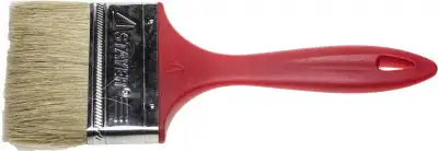 Кисть плоская STAYER ″UNIVERSAL-EURO″, светлая натуральная щетина, пластмассовая ручка, 100мм наличный и безналичный расчет