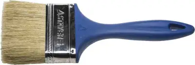 Кисть плоская STAYER ″UNIVERSAL-PROFI″, светлая натуральная щетина, пластмассовая ручка, 100мм наличный и безналичный расчет
