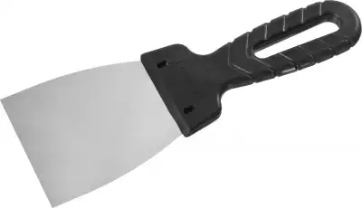 Шпатель STAYER ″PROFESSIONAL″, нержавеющее полотно, с пластмассовой ручкой, 80мм наличный и безналичный расчет