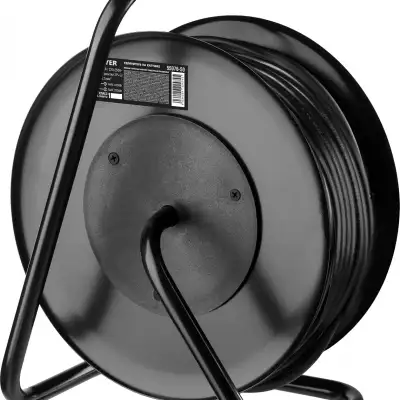 Силовой удлинитель на стальной катушке STAYER КГ 3х2.5 50м 4000Вт IP44, RX 325 наличный и безналичный расчет