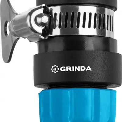 Быстросъёмный соединитель GRINDA TCC-34, шланга 1/2″ - труба 3/4″, с хомутом наличный и безналичный расчет