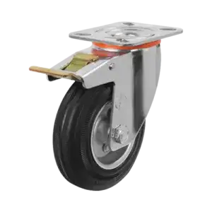 Промышленное поворотное колесо с тормозом EM01 SPR 80F наличный и безналичный расчет