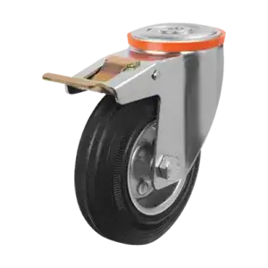 Промышленное поворотное колесо под болт с тормозом EM04 SPR 150 F наличный и безналичный расчет