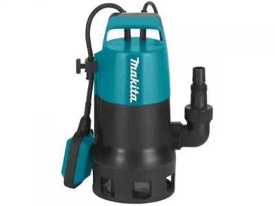 Дренажный насос для грязной воды MAKITA PF 1010 (1000 Вт, 14400 л/ч, до 5 м, пластм. корпус) наличный и безналичный расчет