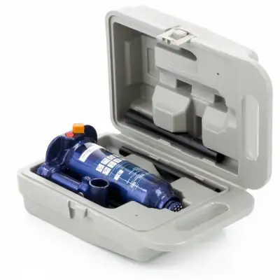 Домкрат гидравлический бутылочный, 3 т, h подъема 188-363 мм, в пластиковом кейсе Stels наличный и безналичный расчет