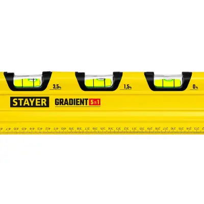 STAYER GRADIENT 5 in 1 600 мм уровень градиентный для ″водных″ работ наличный и безналичный расчет