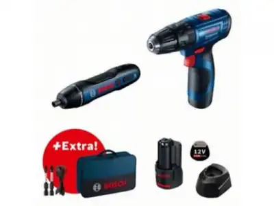 Аккум. дрель-шуруповерт BOSCH GSB 120-LI+ аккум. шуруповерт GO 2 в сумке наличный и безналичный расчет