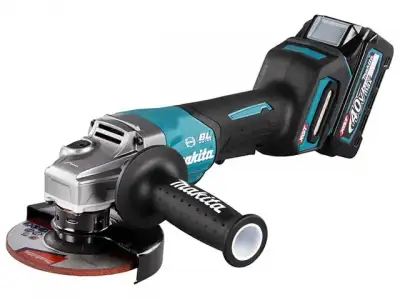 Аккум. углошлифмашина MAKITA GA 013 GM 201 (40В, 125 мм, 8500 об/м, клав. (2x4.0Ач,DC40RA,Makpac4)) наличный и безналичный расчет