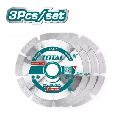 Диск алмазный 230x7,5x22,2 мм TOTAL TAC21123033 (3 шт.) наличный и безналичный расчет