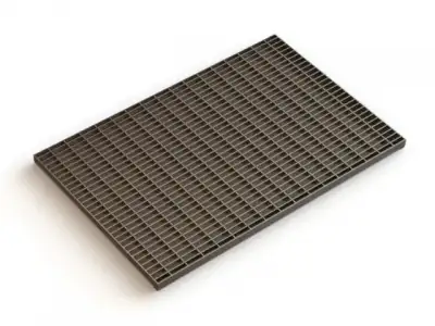 Решетка стальная 390х590 (ячейка 33х11), Ecoteck, РФ наличный и безналичный расчет