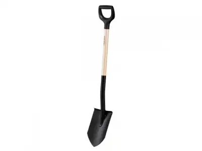 Лопата штыковая деревянная Solid FISKARS наличный и безналичный расчет