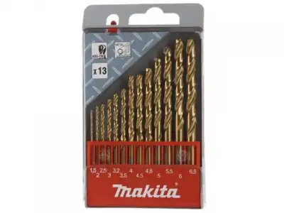 Набор сверл по металлу HSS-TiN, 13 шт. (MAKITA) наличный и безналичный расчет