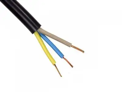 Провод ПВС 3х1,5 (бухта 120м) Ч Поиск-1 (черный, ГОСТ 7399-97) (ПОИСК-1) наличный и безналичный расчет