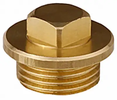 GENERAL FITTINGS с прижимной шайбой 1″, никель, Заглушка (51099-1) наличный и безналичный расчет