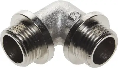 GENERAL FITTINGS штуцер/штуцер, 1/2″, никель, Уголок с упором (51072-S/S-1/2) наличный и безналичный расчет