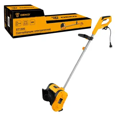 Снегоуборщик электрический DEKO ST1500 наличный и безналичный расчет