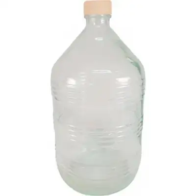 Бутыль 82-030-ГВ62 «Рифленая» 15л прозрачная с крышкой наличный и безналичный расчет