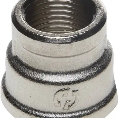 GENERAL FITTINGS 1/2″-3/4″, никель, Переходная муфта (51092-1/2-3/4) наличный и безналичный расчет