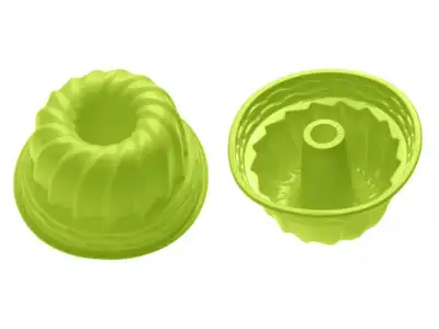 Форма для выпечки, силиконовая, кекс, 24 х 10.5 см, зеленая, PERFECTO LINEA наличный и безналичный расчет