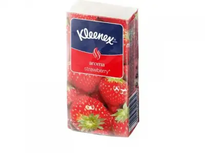 Платки носовые ароматизир. Клубника 10 шт. Kleenex наличный и безналичный расчет