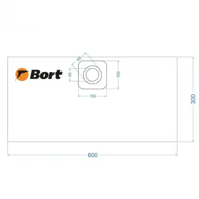 Комплект мешков пылесборных для пылесоса Bort BB-20U (5 шт) наличный и безналичный расчет