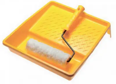 Набор малярный 2 предмета: валик меховой 240 мм, кювета 330х320 мм - 04-1-121 наличный и безналичный расчет