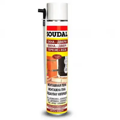 Пена монтажная бытовая Soudal ОКНА ДВЕРИ 750мл - pm750B наличный и безналичный расчет