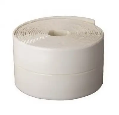 Лента-бордюр для раковин и ванн белая, 20 мм х 20 мм х 3 м - 49-1-920 наличный и безналичный расчет