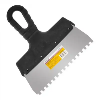 Зубчатый шпатель Мастер 200 мм, зуб 6х6 мм - 12-7-200 наличный и безналичный расчет