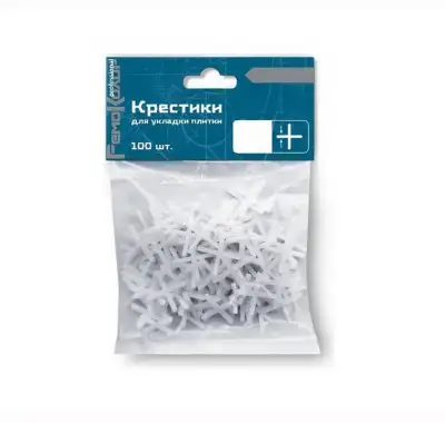 Крестики пластиковые для укладки плитки 4 мм 100 шт - ремоколор (47-0-240) - 47-0-240 наличный и безналичный расчет