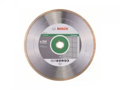 Алмазный круг 300х25.4/30 мм по керамике сплошн. STANDARD FOR CERAMIC BOSCH ( сухая/мокрая резка) наличный и безналичный расчет