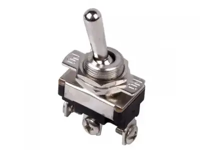 Тумблер 220V 10А (3c) ON-OFF-ON однополюсный Mini  (ASW-23) REXANT (в упак. 1шт.) наличный и безналичный расчет
