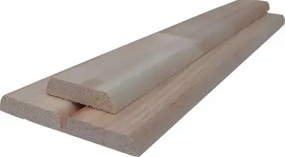 Наличник 120*2200 (блок-хаус) Сорт 1 грузится кратно 10 шт. - Н-1-120bh-1_RF наличный и безналичный расчет