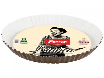 Форма для выпечки, круглая рифл., 28х3 см, антиприг. покр., серия Bianca, FEST (антипригарное покрытие Whitford Scandia) наличный и безналичный расчет