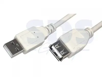 Шнур USB-А (male) штекер - USB-А (female) гнездо, 3 м, белый REXANT наличный и безналичный расчет