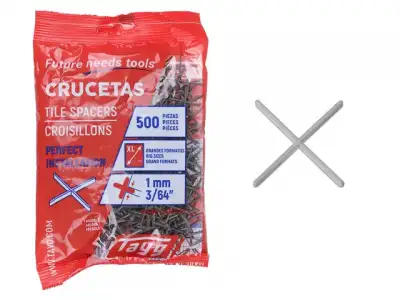 Крестики д/кафеля 1мм 500шт Tayg наличный и безналичный расчет