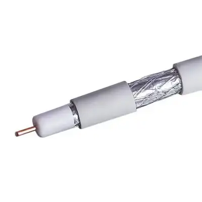 Кабель коаксиальный RG-6 CCS 1.02 (21проц.)/FPE/Al-Pet-Al Foil Unbonded/Al 64х0.12/PVC RW бел. (уп.100м) Net.On 109L наличный и безналичный расчет