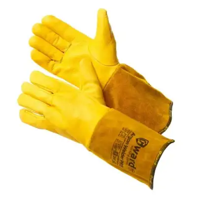 GWARD Argon Welder Pro Краги для аргоновой сварки с цельной кожаной перчаткой (р. 11 (XL)) наличный и безналичный расчет