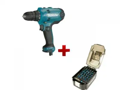 Аккум. дрель-шуруповерт MAKITA DF 0300 в кор. + АКЦИЯ Набор насадок E-03084 (, ,) наличный и безналичный расчет