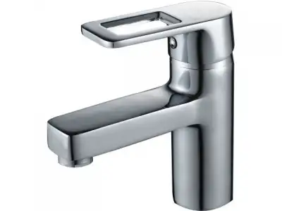 Смеситель для умывальника D40-A, серия 300, ECONOCE (Короткий монолитный излив) наличный и безналичный расчет