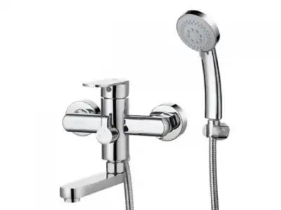 Смеситель для душа D35-A, серия 390 ECONOCE (Короткий поворотный L-излив. Эксцентриков нет) наличный и безналичный расчет