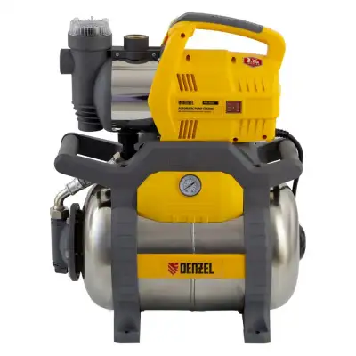 Насосная станция PSХ950X, Х-Pro, 950 Вт, 3300 л/ч, ресивер 24 л, подъем 38 м, нержавейка Denzel наличный и безналичный расчет