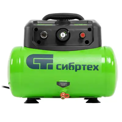 Компрессор воздушный безмаслянный BL 1100/6 1100Вт, ресивер 6 литров, 180 л/мин// Сибртех наличный и безналичный расчет