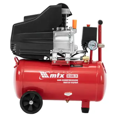 Компрессор воздушный DC1500L/24, 1,5 кВт, 24 л, 210 л/мин MTX наличный и безналичный расчет