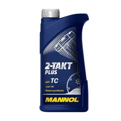 Масло моторное двухтактное полусинтетическое MANNOL 2-Taki Plus API TC, 1 л. наличный и безналичный расчет